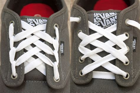 cool vans shoelace patterns.